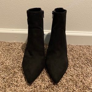 GIANNI BINI BOOTIES WITH SEQUIN HEEL